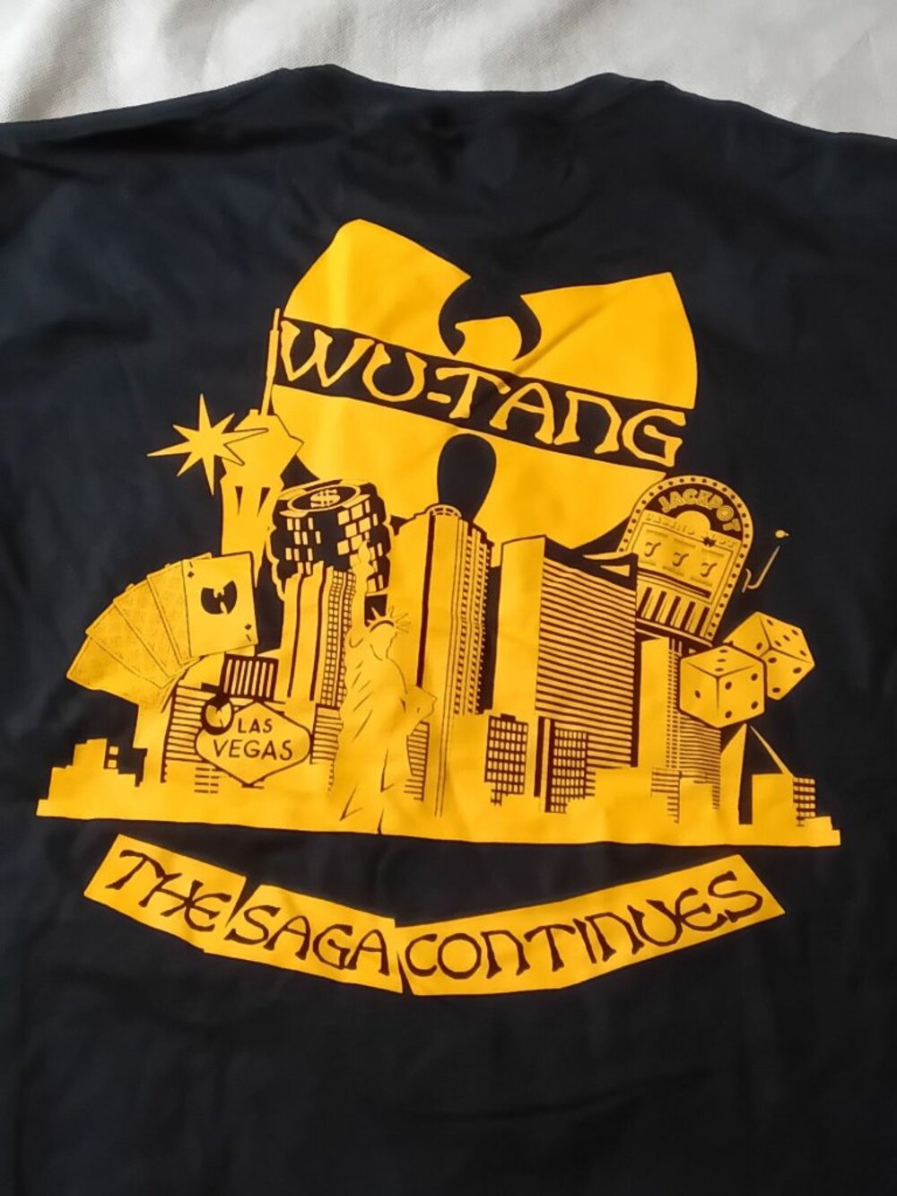 Wu Tang Clan T-Shirt Las Vegas The Saga Continues Large